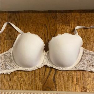 Victoria Secret lined Demi lace bra.